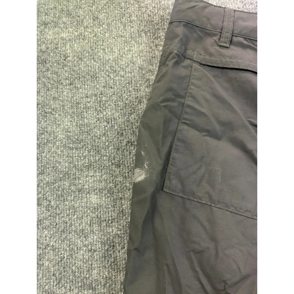 The North Face Convertible Pants Mens 38 Short Gray Ripstop Hiking Cargo
